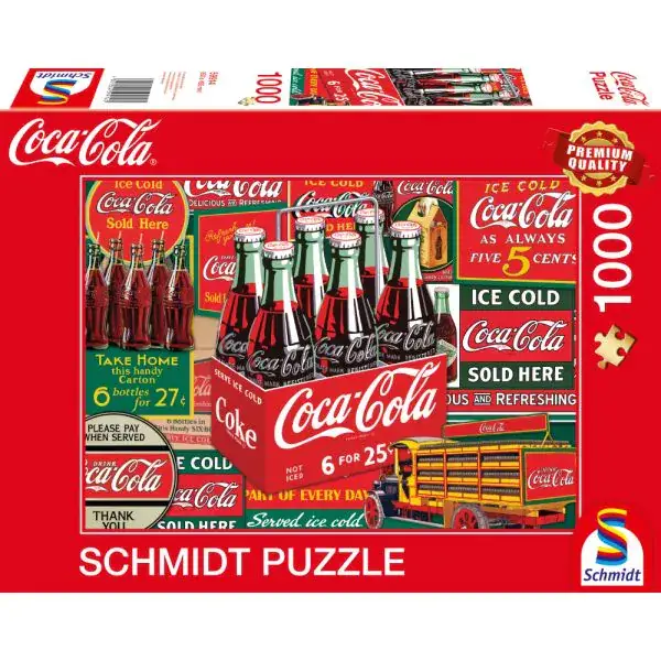 Schmidt Spiele Coca Cola: Klassiker, 1.000 Teile Puzzle Auslauf