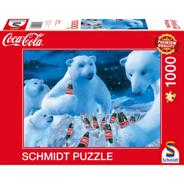 Schmidt Spiele Coca Cola: Polarbären, 1.000 Teile Puzzle Verkauf