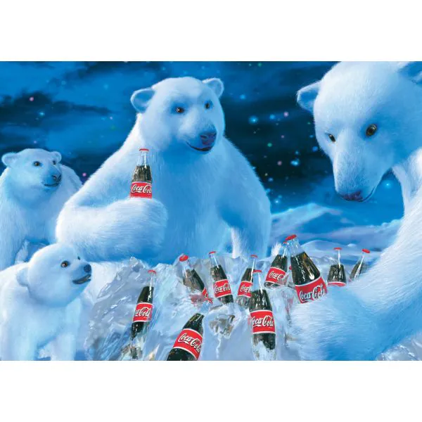 Schmidt Spiele Coca Cola: Polarbären, 1.000 Teile Puzzle Verkauf