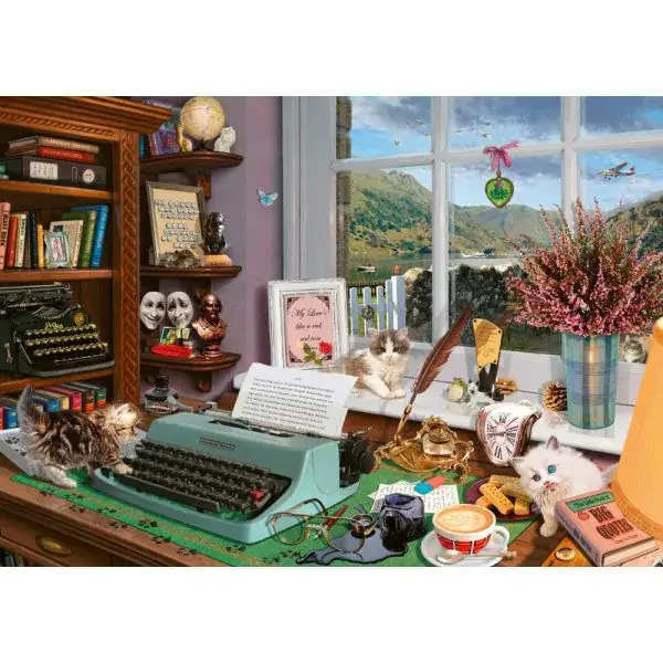 Schmidt Spiele Steve Read: Secret Puzzles - Am Schreibtisch, 1.000 Teile Puzzle Angebote