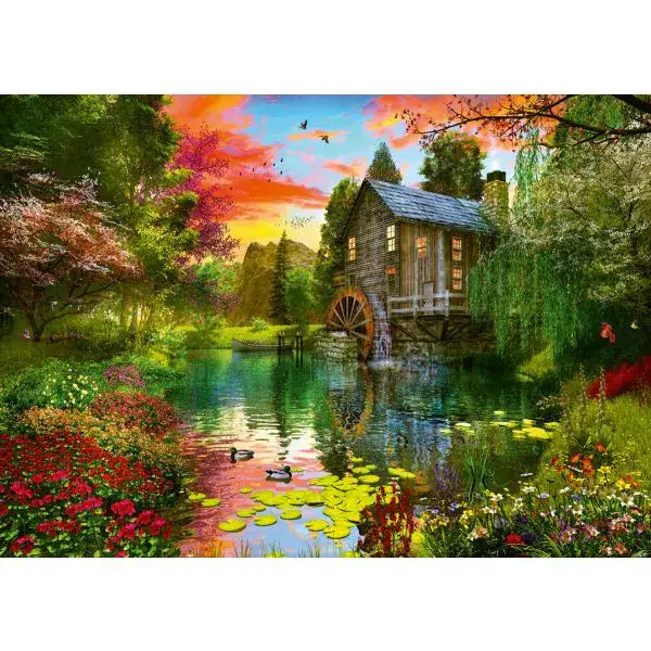 Schmidt Spiele Die Wassermühle, 1.000 Teile Puzzle Sonderangebot