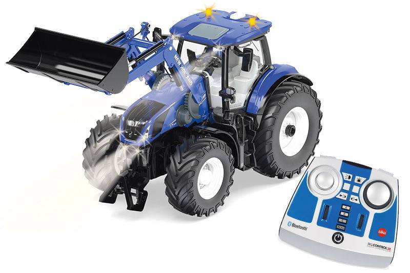 Siku New Holland T7.315 mit Frontlader, App-Steuerung und Bluetooth Fernsteuermodul 10679800000 Versandkostenfrei