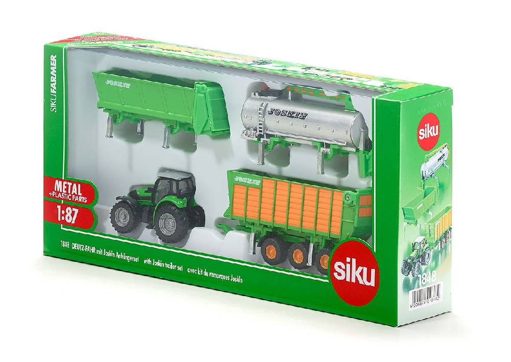 Siku DEUTZ-FAHR mit Joskin Anhängerset 10184800001 Exklusive Angebote
