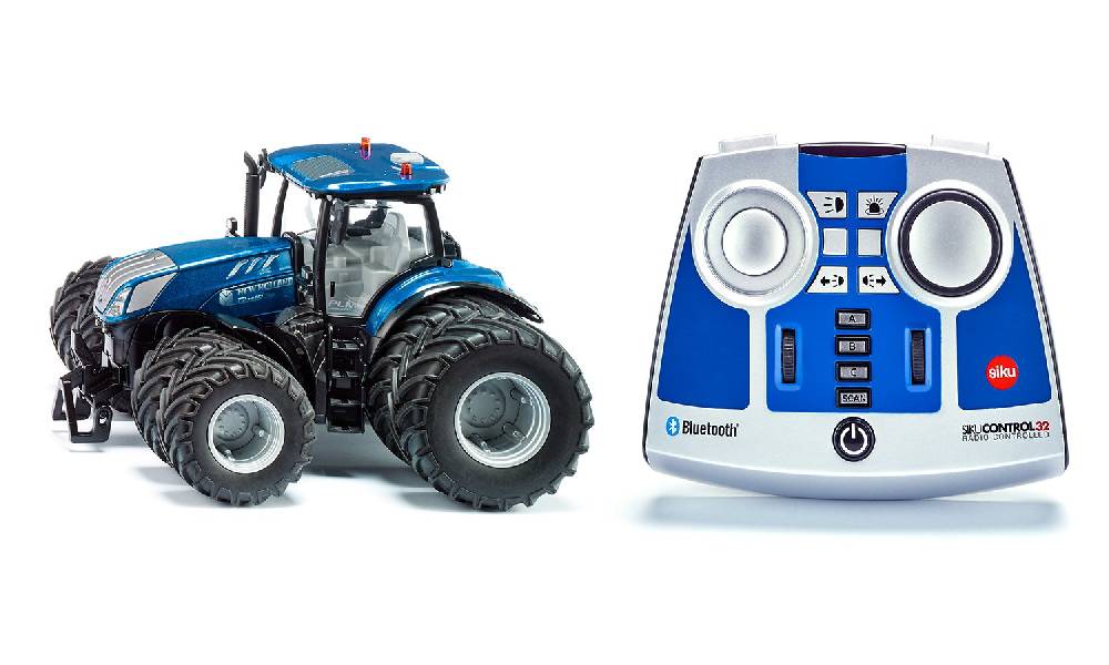Siku New Holland T7.315 mit Doppelreifen, Bluetooth App-Steuerung und Fernsteuermodul 10673900000