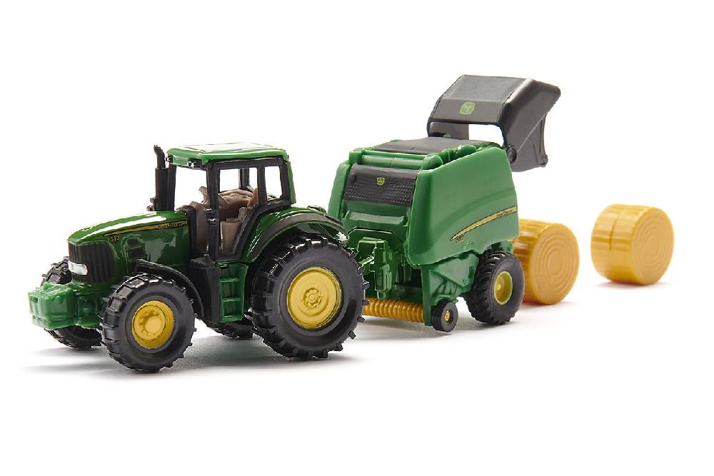Siku John Deere Traktor mit Ballenpresse 10166500001 Zeitbegrenzte Promotion