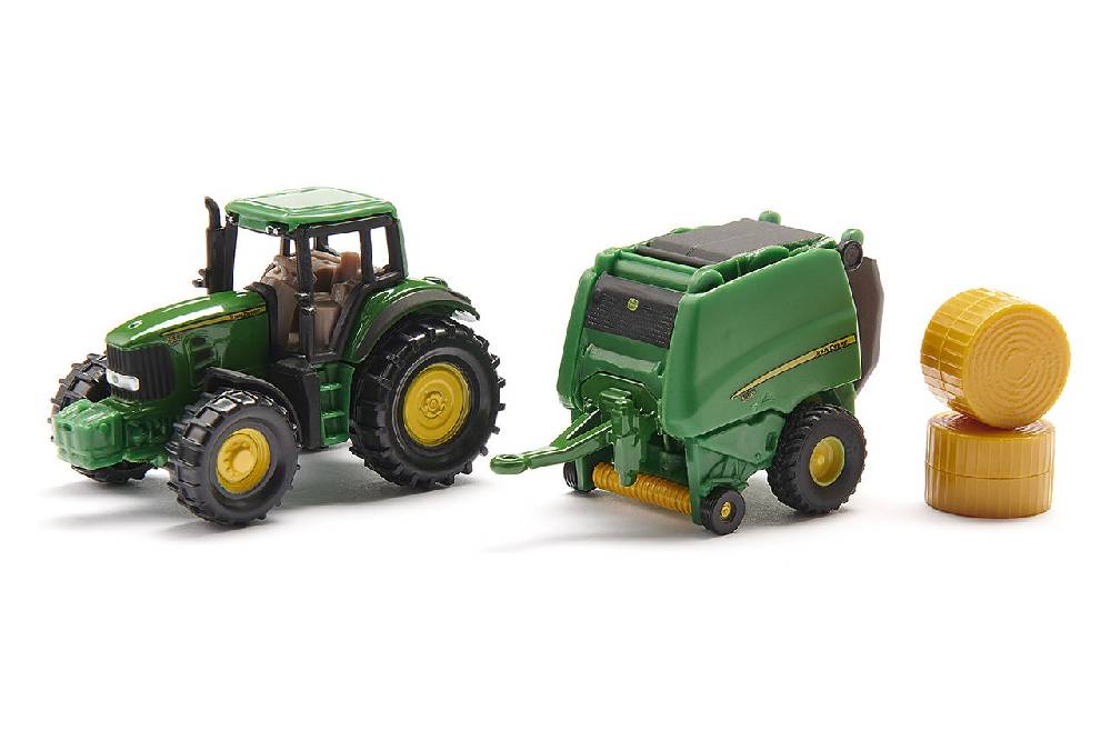 Siku John Deere Traktor mit Ballenpresse 10166500001 Zeitbegrenzte Promotion