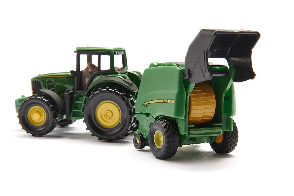 Siku John Deere Traktor mit Ballenpresse 10166500001 Zeitbegrenzte Promotion