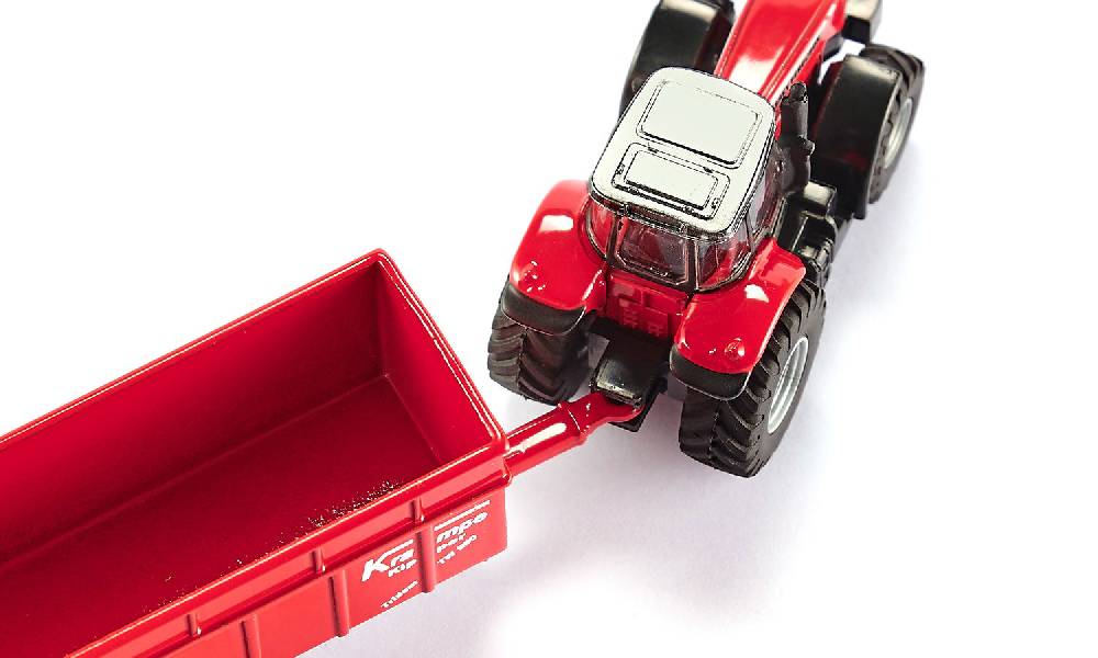 Siku Massey Ferguson Traktor mit Anhänger 10184400001 Riesige Rabatte