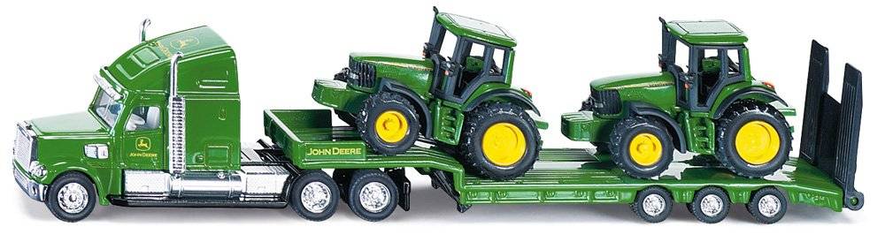 Siku Tieflader mit John Deere Traktoren 10183700001