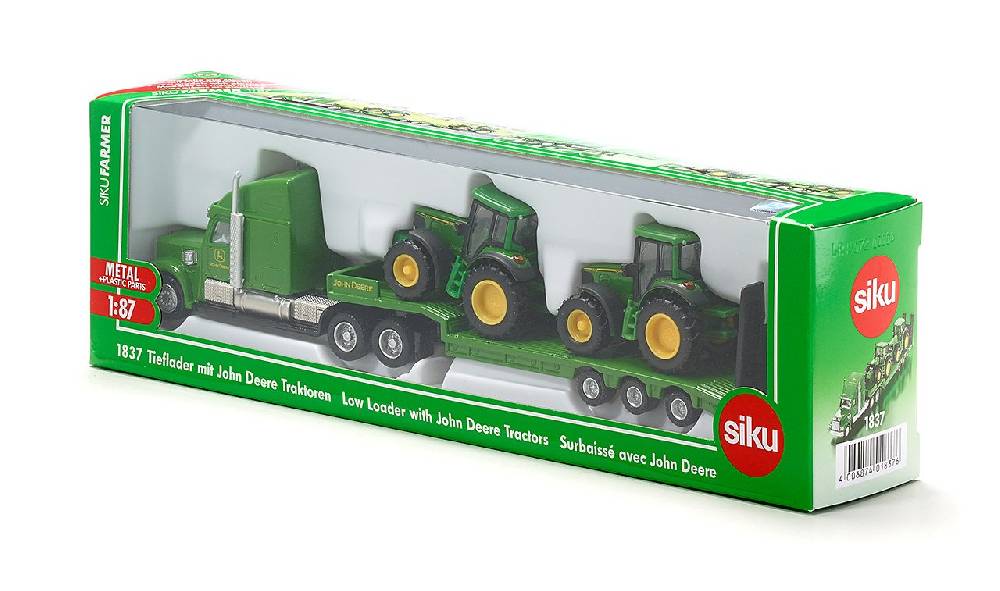 Siku Tieflader mit John Deere Traktoren 10183700001 Flash Sale