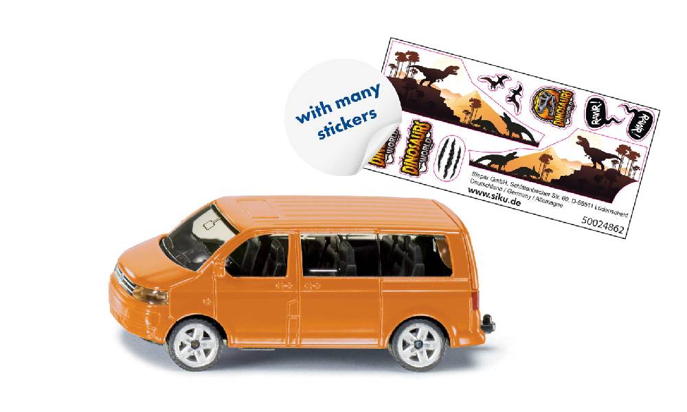 Siku VW Multivan mit Dino-Stickern 10107000011 Saisonale Angebote