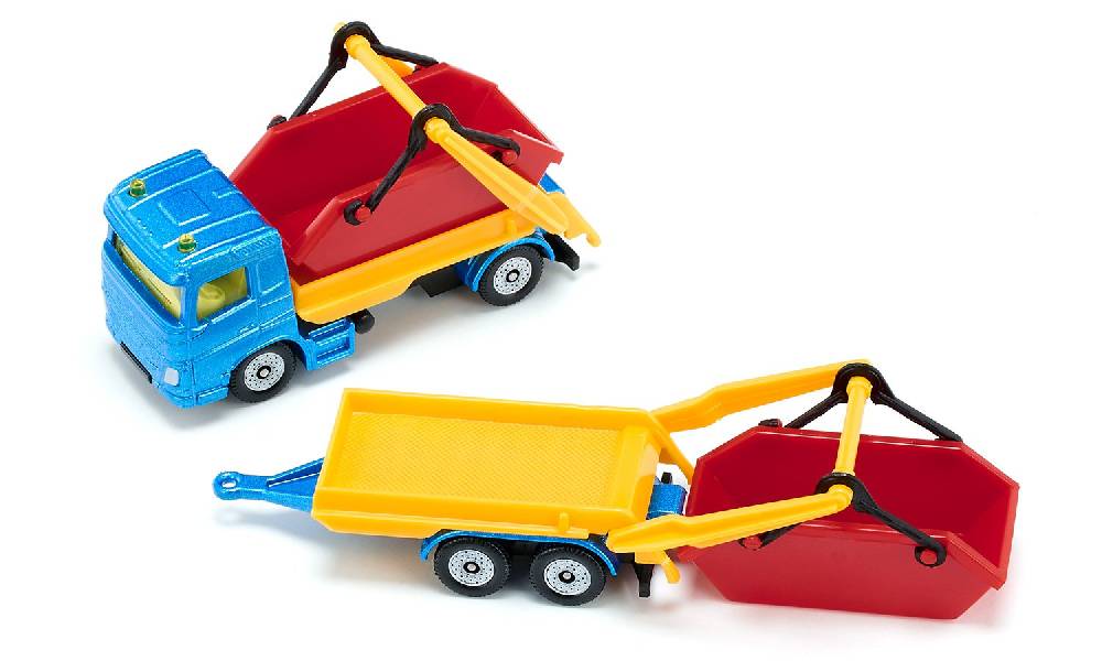 Siku LKW mit Absetzmulde und Anhänger 10169500000 Nur für heute