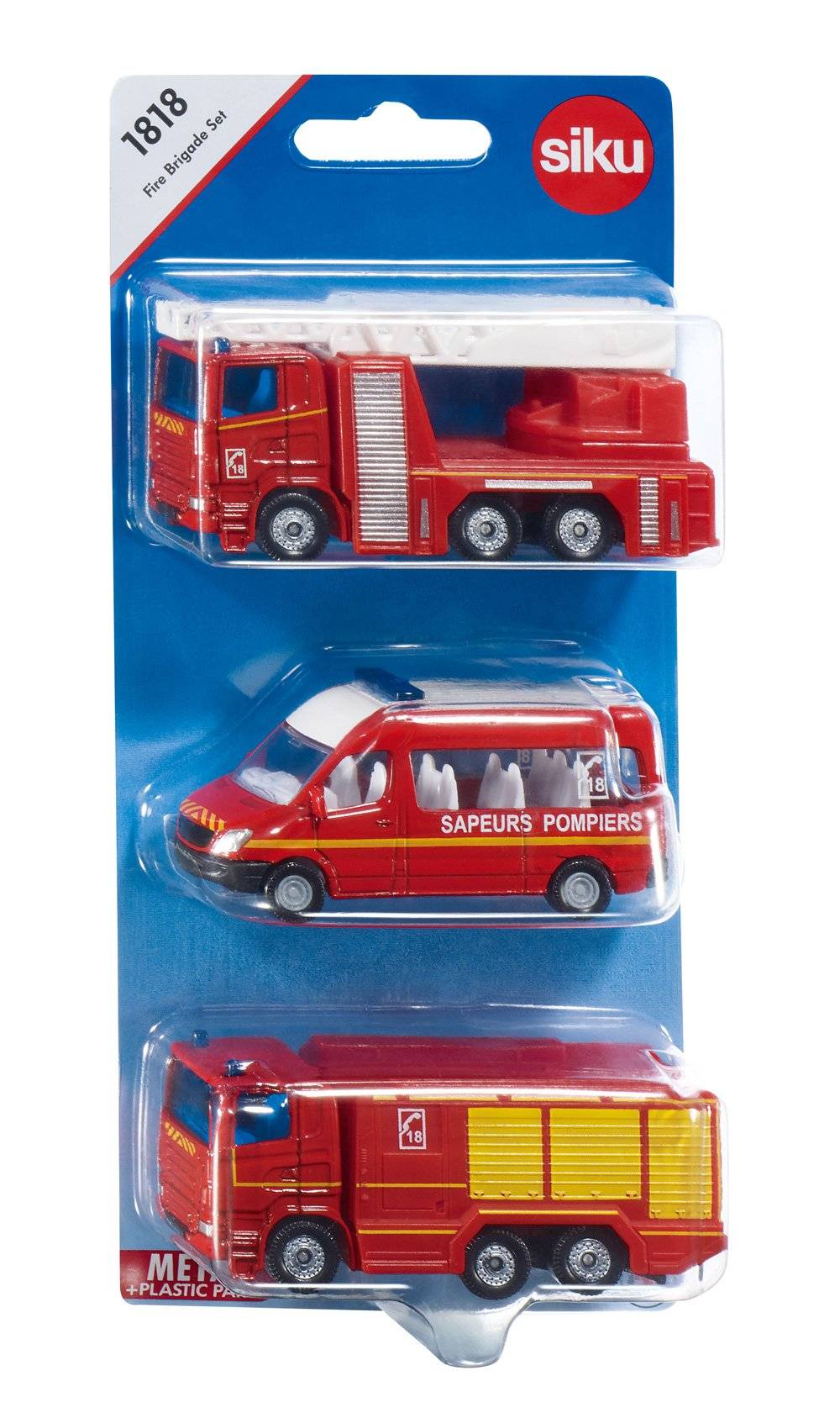 Siku Feuerwehr-Set Frankreich 10181800101 Neueste Mode