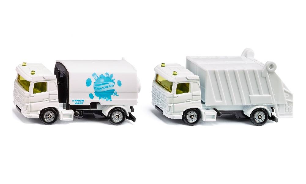 Siku Kommunal Set Kehrmaschine und Müllwagen 10168700000