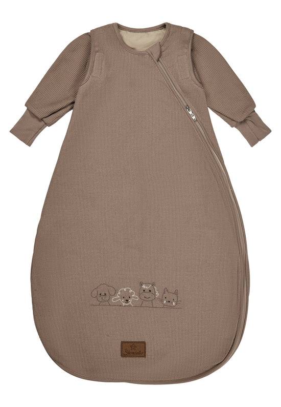 Sterntaler Schlafsack Bauernhof 90cm mit Ärmeln, 1,50 TOG