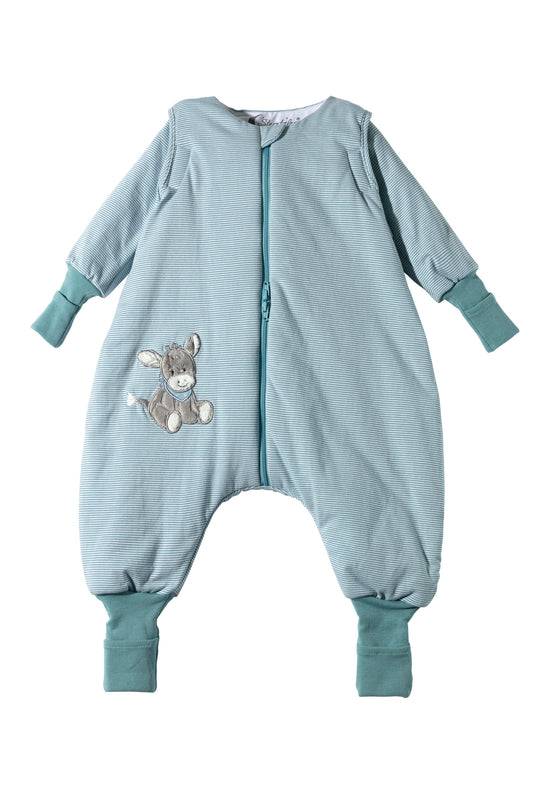 Sterntaler Schlafsack mit Beinen Esel Emmi in türkis, 92/98