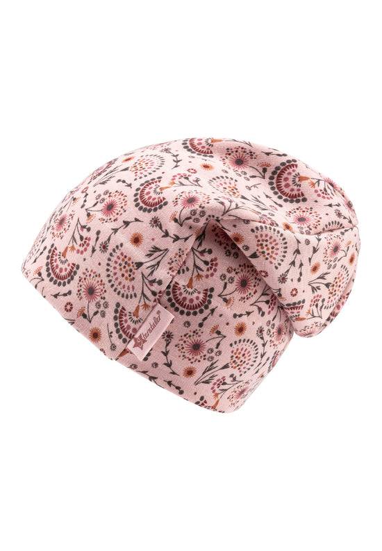 Sterntaler Beanie aus Sweat bedruckt mit floralem Motiv Letzte 2 Tage