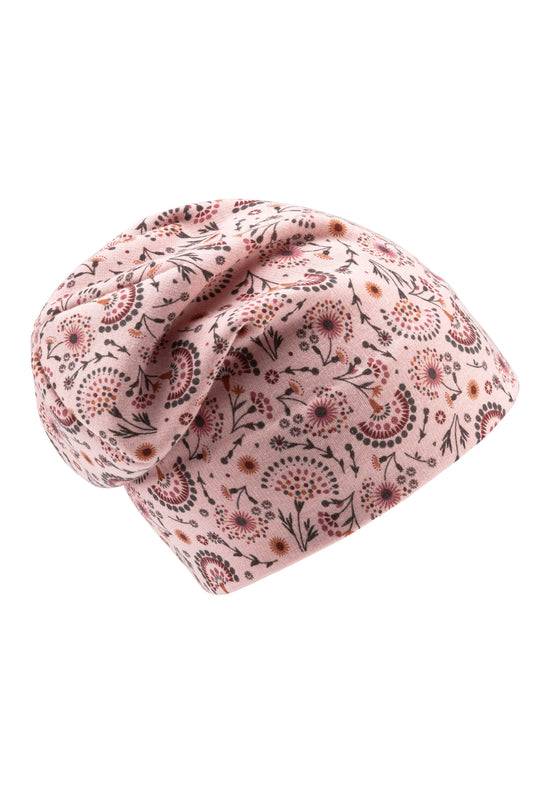 Sterntaler Beanie aus Sweat bedruckt mit floralem Motiv Letzte 2 Tage