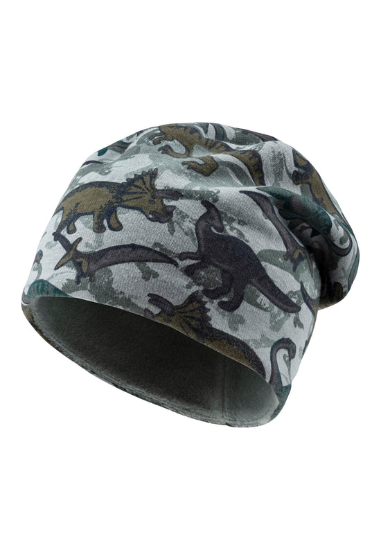 Sterntaler Beanie aus Sweat mit Dinosaurier-Motiv