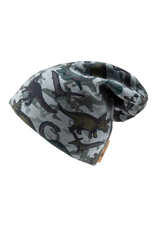 Sterntaler Beanie aus Sweat mit Dinosaurier-Motiv Nur noch ein Tag übrig