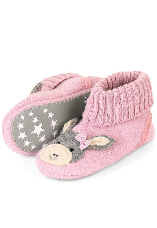 Sterntaler Baby Hausschuhe mit Motiv Esel Emmi Girl