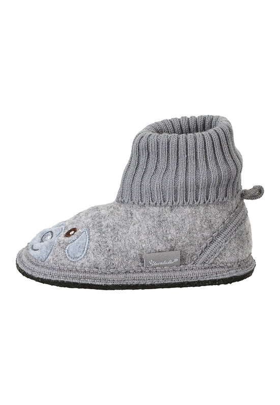 Sterntaler Hausschuh mit Stickerei Bär und Strickumschlag 50% Rabatt für begrenzte Zeit