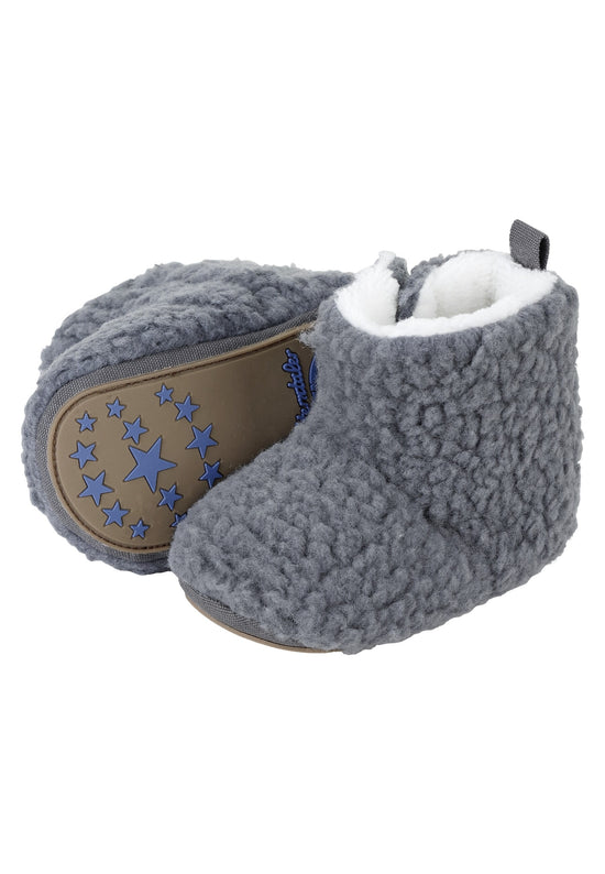 Sterntaler Babyschuhe Dino, gefüttert mit Teddyflausch