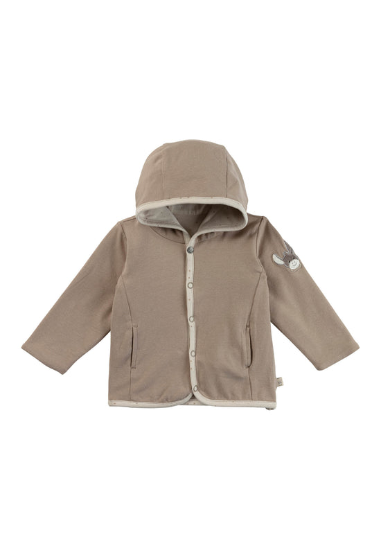 Sterntaler Wendejacke aus Baumwolljersey mit Punktedruck