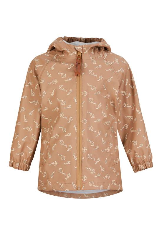 Sterntaler Regenjacke Drachen ungefüttert und wasserdicht, Braun
