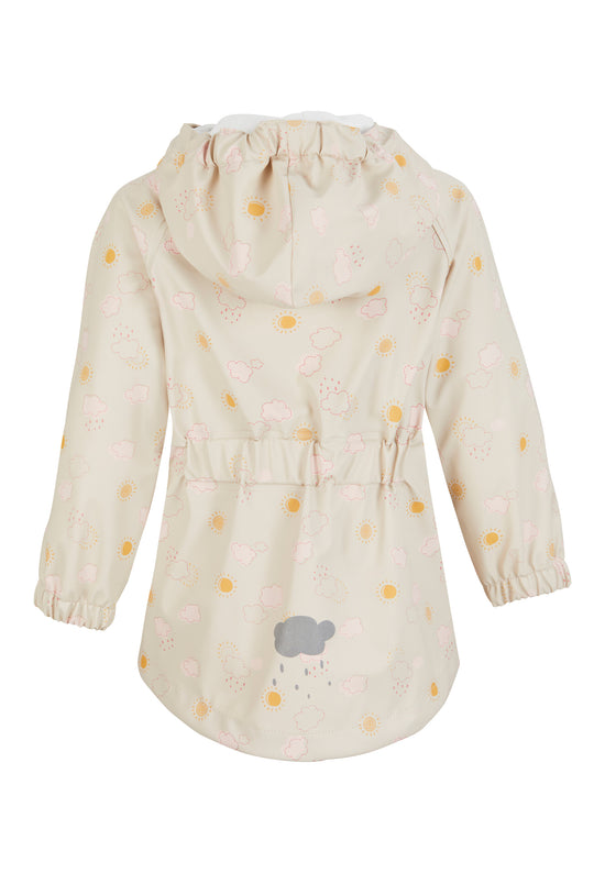Sterntaler Regenjacke Wolke ungefüttert und wasserdicht, Beige Blitzverkäufe