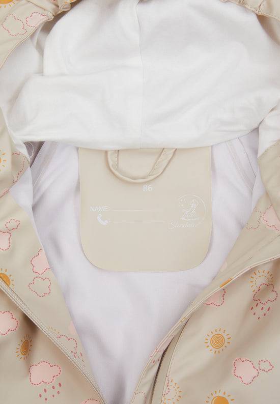 Sterntaler Regenjacke Wolke ungefüttert und wasserdicht, Beige Blitzverkäufe