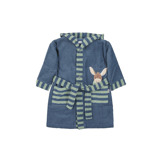 Sterntaler Bademantel Esel Emmilius mit Kapuze in Mittelblau Günstig kaufen