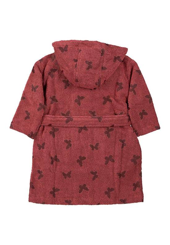 Sterntaler Bademantel Esel Emmily mit Kapuze in Hellrot Flash Sale