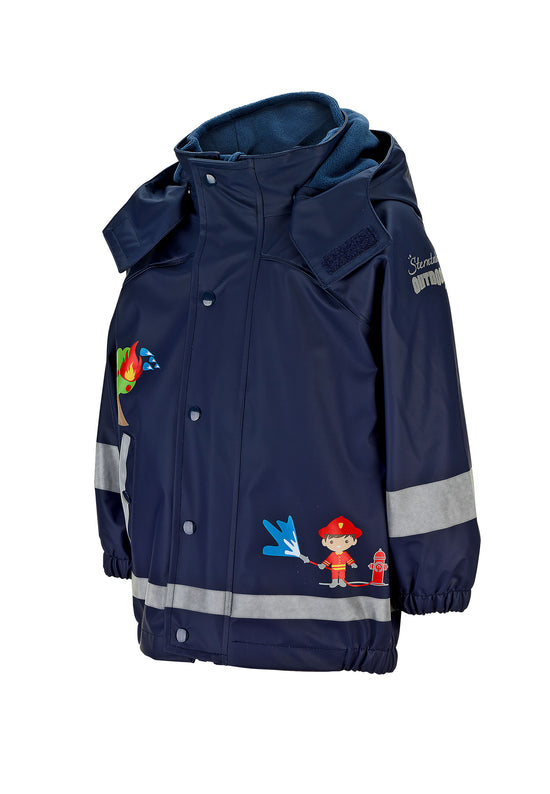 Sterntaler Regenjacke mit Innenjacke und Feuerwehrprint Zeitlich begrenztes Angebot