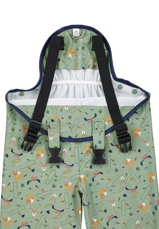Sterntaler Regenträgerhose Waldtiere ungefüttert, wasserdicht Exklusive Angebote