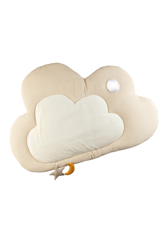 Sterntaler Krabbeldecke Himmelskörper Wolke in ecru