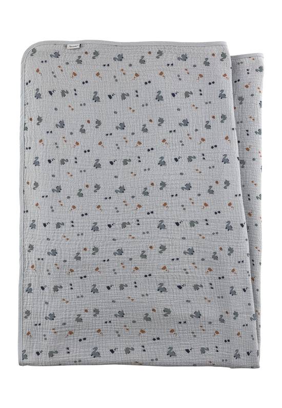 Sterntaler Musselin Decke Motiv Dino Rexi, 120x120cm