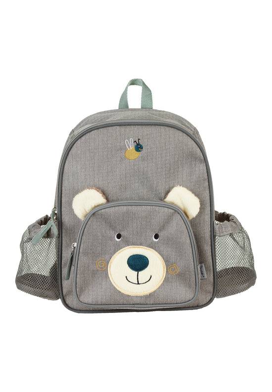 Sterntaler Funktions-Rucksack Bär Ben in Grau mit 3D-Ohren, 5L