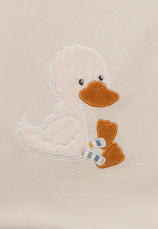 Sterntaler Babydecke Ente Edda aus wärmendem Microfleece in ecru Kostenloser Versand