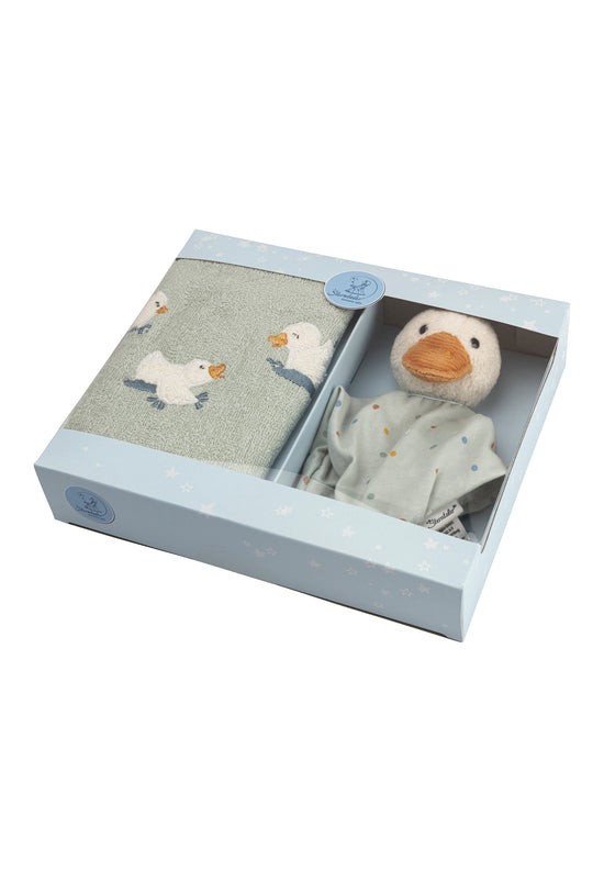 Sterntaler Geschenkset Ente Edda in helltürkis