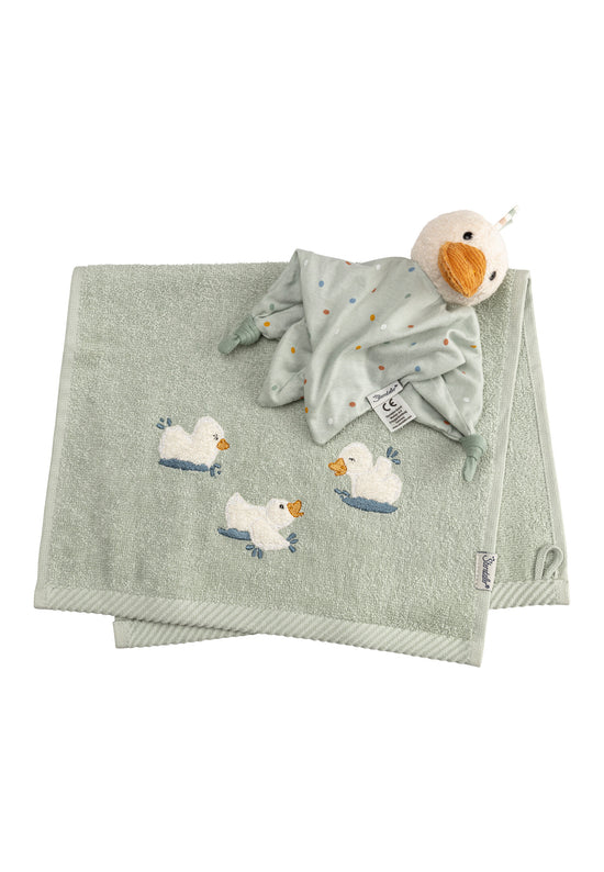 Sterntaler Geschenkset Ente Edda in helltürkis Fabrik Onlineshop