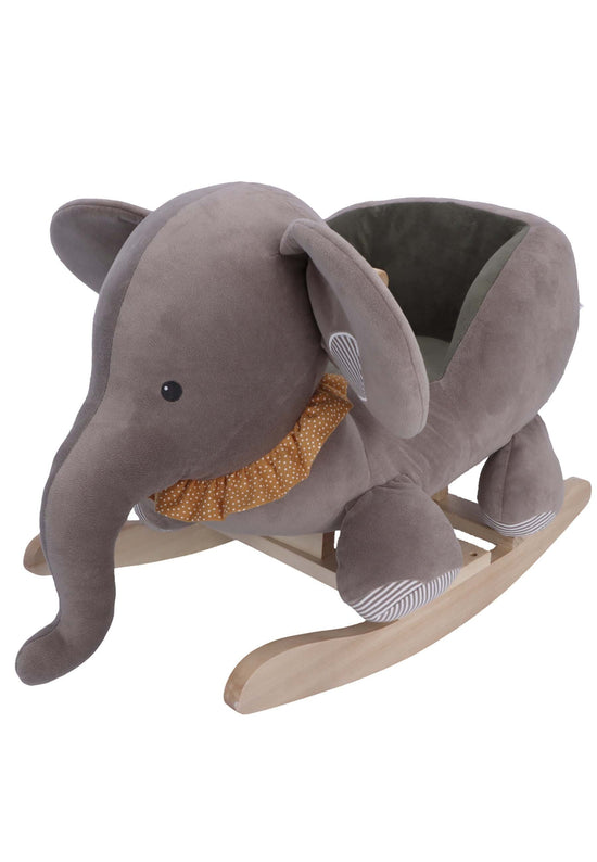 Sterntaler Schaukeltier Elefant Eddy in Grau und Rost