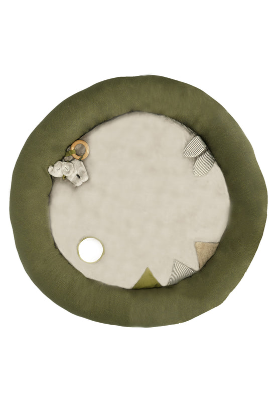 Sterntaler Runde Krabbeldecke zur Serie Elefant Eddy, Grau