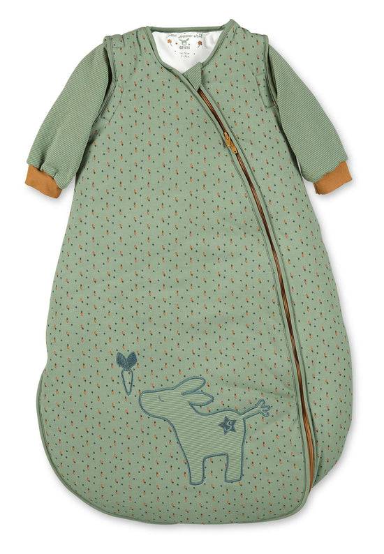Sterntaler Schlafsack mit Ärmeln 90cm Esel Emmilius in Grün