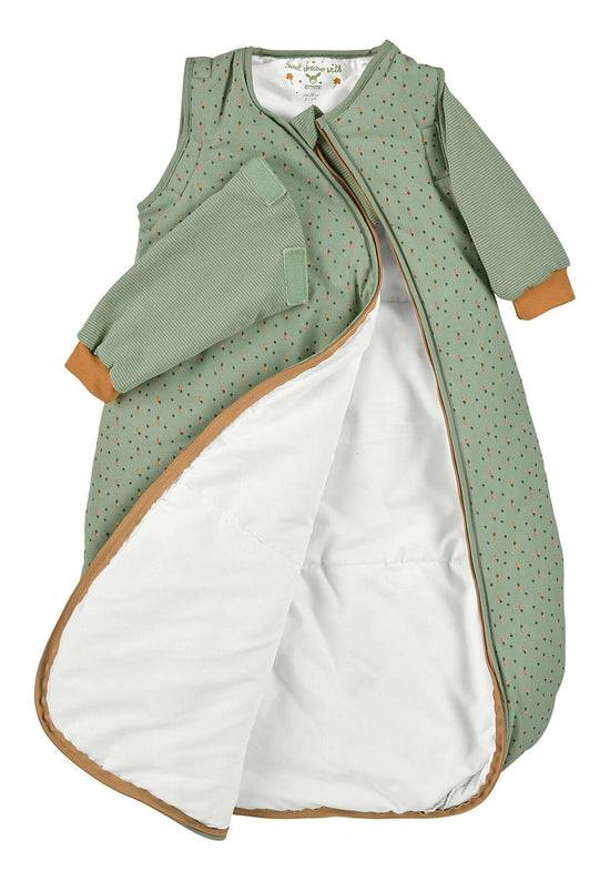 Sterntaler Schlafsack mit Ärmeln 90cm Esel Emmilius in Grün Exklusive Angebote