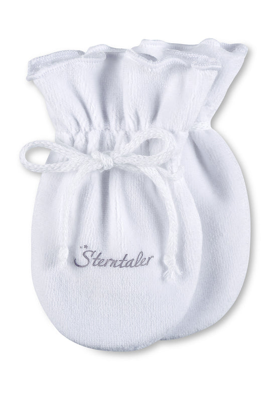 Sterntaler Kratzfäustlinge Baby aus weichem Nickimaterial uni