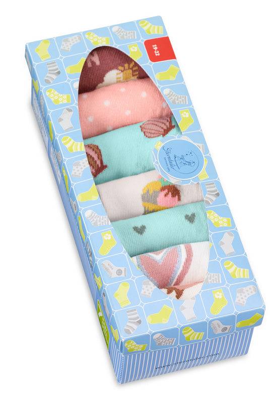 Sterntaler Kindersocken 7er-Box Mädchen in Hellgrau melange 50% Rabatt für begrenzte Zeit
