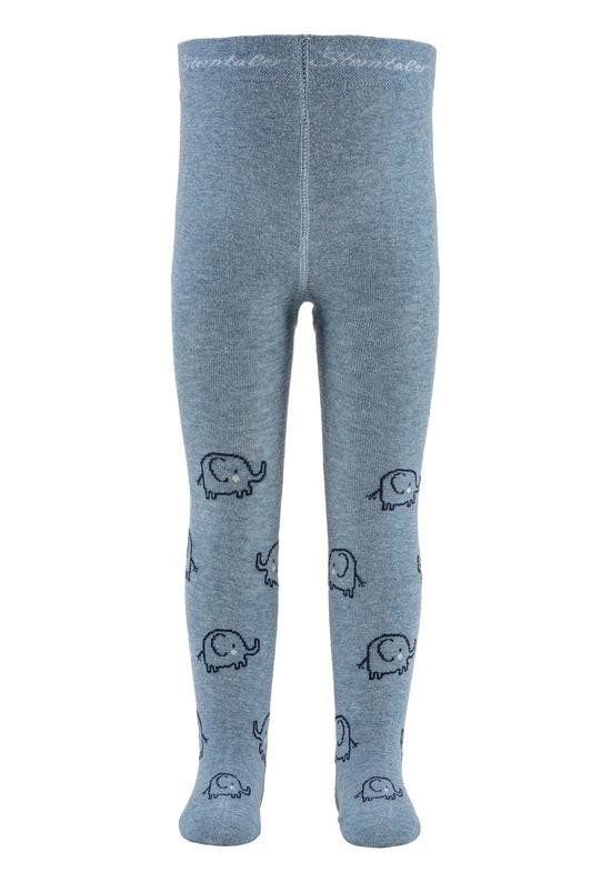 Sterntaler Strumpfhose aus Baumwoll-Mischgewebe mit Elefanten-Muster