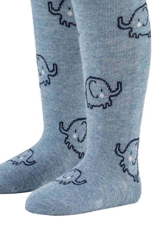 Sterntaler Strumpfhose aus Baumwoll-Mischgewebe mit Elefanten-Muster Rabatte dieses Monats