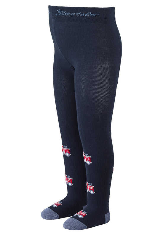 Sterntaler Strumpfhose Feuerwehr in Marine oder Silber mel